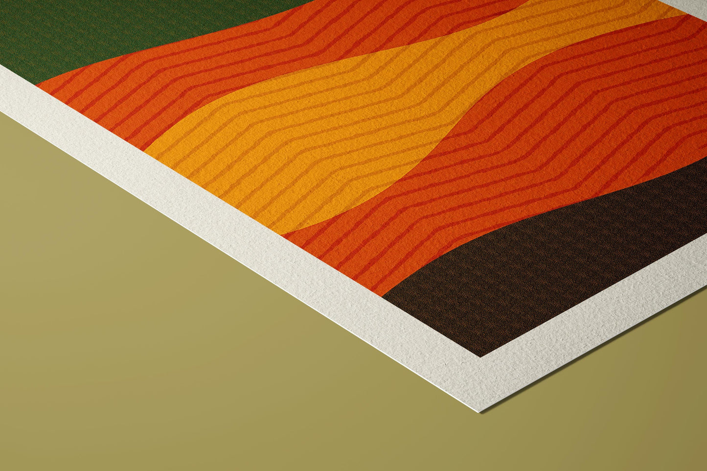 Mid-Century Modern Geometric Art Print: Solar Rhythm III, Giclée on Hahnemühle Paper